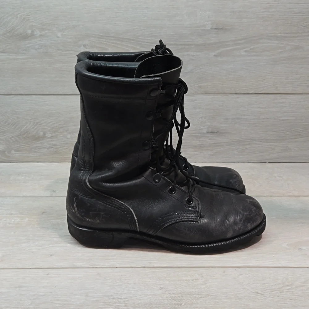 J4 -97 Mens Vintage Military Army Combat Lace Up Boots Tactical shoes sz 4.5W
